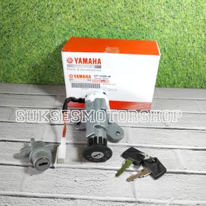 key set kunci kontak set komplit asli yamaha jupiter z burhan 2004 - 2009 + kunci sadel jok