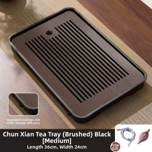 Tea Tray Dry Platform Water Collection Tray Bamboo
