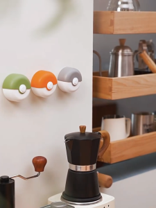 กระดาษกรองกาแฟกล่องเก็บ กล่องใส่กระดาษกรองฝุ่นทรงกลมสำหรับหม้อโมก้า Moka ได้ ส่งสติ๊กเกอร์ Wall Mounted