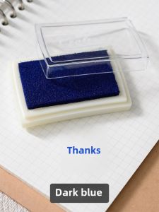 Colorful Stamp Inkpad DIY Handcraft Notebook Material Water-Based Gold Silver Black Ink Sponge Finger Painting Stamp Pad