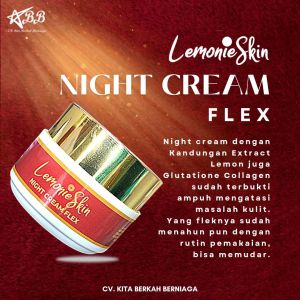 Night Cream Flek / Cream Malam Anti Flek Hitam / Cream Anti Flek / Lemonieskin Cream Anti Flek