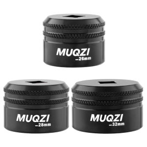 Sfbagfactory】ซ็อกเก็ตแบบปิดด้านบนฟอร์กจักรยานขนาด26/28/32มม. อุปกรณ์อะลูมินัมอัลลอยซ็อกเก็ตแบนเครื่องมือขับซ็อกเก็ตแบนสำหรับ ForksRockshox ด้านหน้า