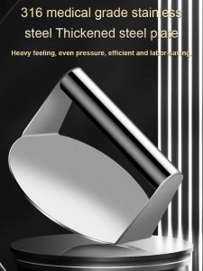 Beef Cake Meat Presser Cake Mold Tool Stainless Steel Baking Burger Kitchen Presser Cake Presser