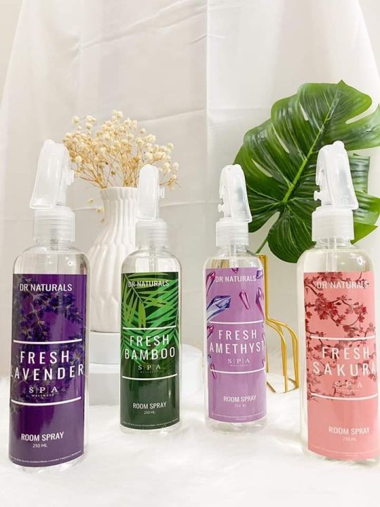 DR Naturals Room and Linen Spray (Bamboo,Sakura,Lavender,Amethyst