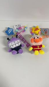 Bandai | Móc Khóa Thú Bông Nhỏ Anpanman Dễ Thương Với Dây Đeo Hạt Sao Búp Bê Mềm Mại Nhân Vật Anh Hùng & Người Vi Khuẩn Phụ Kiện Túi Xách Thời Trang Hàng Ngày Dành Cho Trẻ Em