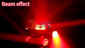 World Aifei Mall 150w Beam Light Moving Head with Laser 2 in 1 RGB 6 Arm Disco Lights Controlled by DMX or Sound