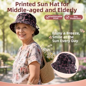 Jiaxun | Double Layer Short Brim Light Thin Cotton Elderly Hat