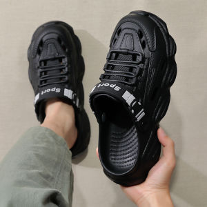 Mens Summer 2025 New Anti-Odor Anti-Slip Outdoor Beach Wearing Durable Sporty Clog Shoes Breathable EVA Flat Heel Sandals