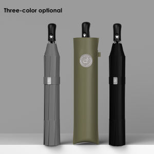 Automatic folding umbrella double-layer wind-resistant umbrella large-size car umbrella golf umbrella business leisure wind-resistant sunny and rainy dual-purpose umbrella