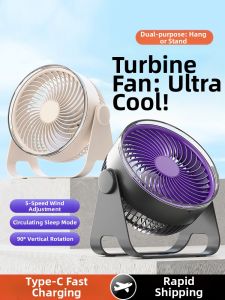 Wall-Mounted Mini Portable Quiet Fan for Dormitory Home Office Bathroom USB Charging Cooling Tool with Super Long Battery Life