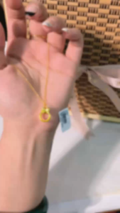 Tyrell 999 Gold Pendant 金吊坠 款式1 + FOC 附送 (925 Colour Silver Chain 彩银项链) (100% AUTHENTIC)