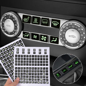 Luminous Car Stickers Instrument Panel Button Sticker Rocker Switch Label Circuit Decal PVC Truck Decoration