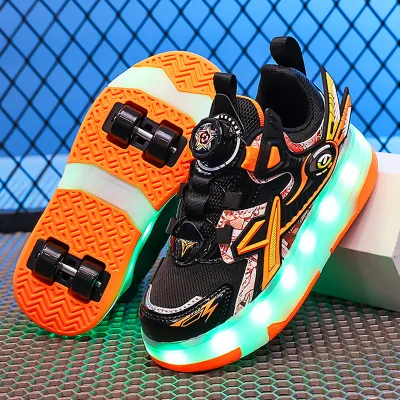 Adjustable Invisible Four-Wheel Roller Skates