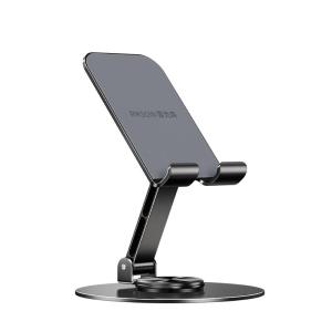 RIKSOIN | Universal 360 Rotating Adjustable Foldable Metal Mobile & Tablet Stand