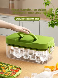 DOLANX | Press Ice Tray Storage Box Large Capacity