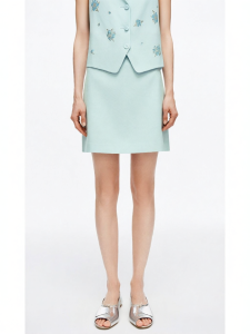 Slimming High Waist A-line Short Skirt