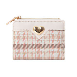 2024 New Student Short Wallet Womens Integrated Coin Purse Adorable Artistic Fashionable Card Holder Korean Style Youth Bag