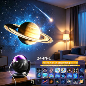 24-IN-1 LED Night Light Galaxy Projector Starry Sky Ocean Festival Projector Night Lamp For Room Decorative Children Kids Gift