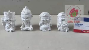 Tô Tượng Thạch Cao BỐN THẦY TRÒ THỈNH KINH không kèm màu Tây Du Ký Tôn Ngộ Không ĐƯỜNG TĂNG BÁT GIỚI