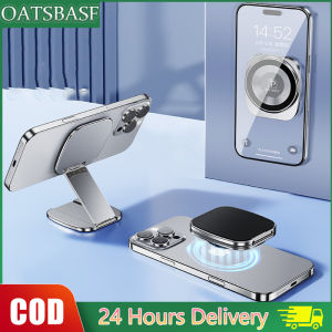 OATSBASF Magsafe Magnetic Base Metal Foldable Portable Phone Stand