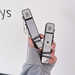 Mirror Skull Head Design Protective Case for Electronic Cigarette Stick Compatible with Relx Yooz1 Yooz2 Generations Anti-Fall