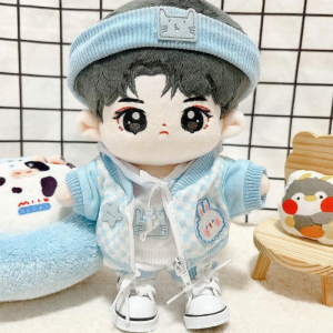 yishujia office | Summer Boyfriend Style Cotton Doll Clothes Set 20cm