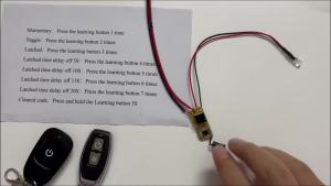 DC5 -24v 12v MOS Remote Control Switch Small Output Voltage Wireless 3.5-24v PCB Mini Size Transmitter Module ASK RF 433MHz