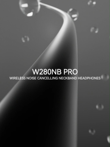 EDIFIER W280NB Pro Neckband Headphones -45dB Hybrid Active Noise Cancelling Earphones Hi-Res Audio Bluetooth 5.4 Multipoint Connection 10mm Dynamic Drivers AI Noise Reduction Mic 23H Playtime IP55 EDIFIER ConneX App