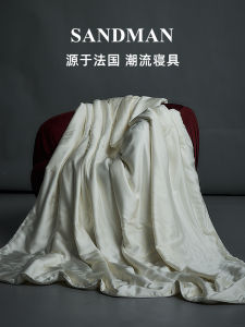 SANDMAN Luxury Silk Summer Quilt Air Conditioning Light Weight Washable Breathable Cool Touch Polyester Hollow Fiber Filling