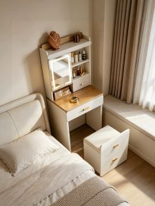 ZUNTONGGE | Storage Small Bedroom Solid Wood Dressing Table 40cm