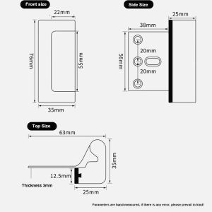Latch Fittings High Pressure Resistance Anti-theft Locks Easy to Install Fashion Various Materials