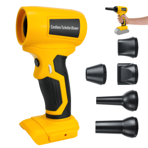 Brushless Turbo Jet Fan Cordless Electric Air Blower 130000RPM Stepless Speed Dust Blowing Tool for Dewalt 20V Battery