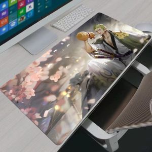 Bandai | One Piece Zoro Gaming Mouse Pad Gamer Home Computer HD Cool Mousepad XXL Keyboard Pad Carpet Non-Slip Office Mouse Mats