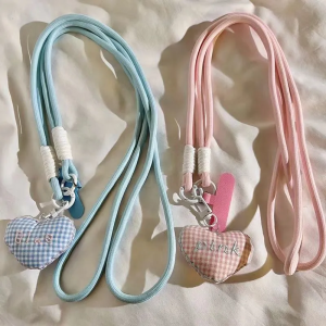 Dây Đeo Điện Thoại Hình Trái Tim Dễ Thương Dây Đeo Máy Ảnh Dài Dây Đeo Chéo Dây Đeo Thiết Bị Kỹ Thuật Số Phụ Kiện Điện Thoại Di Động