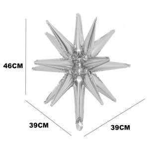 Balon BINTANG 4D / Balon Foil Explosion Star