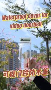 SMATRUL Video Doorbell Waterproof Rain Cover Outdoor Rotatable Shield Hail & Impact Protection Anti-Glare Ring Protector Anti-Theft Compatible with Most Doorbells