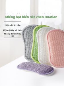 BEAR FAMILY | Bông Tẩy Rửa Bếp Hai Mặt Chống Dầu Thấm Nước Dày