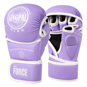 Professional MMA Boxing Gloves Half Finger Sandbag Karate Muay Thai Training Gloves PU Adult Kids Thickened Boxing Equipment
