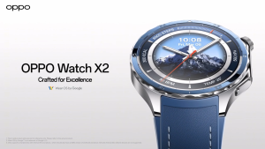 OPPO Watch X2 | Wear OS by Google | 60S Health Check | Upgraded Dual-Frequency GPS | Premium Titanium Bezel Smartwatch