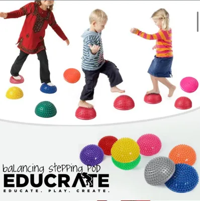 educratePH 1pc Balancing Stepping Pod / Sensory Stone Durian Massage Ball tactile therapy sensory