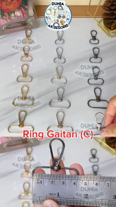 Asesoris Tas Ring Kaitan 2 cm (B) / Cantolan / Gaitan / Kewkew - Aksesoris Tas (IMPORT)