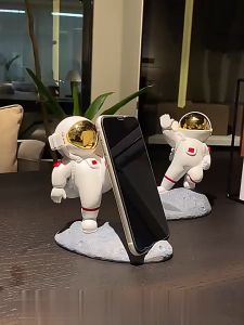 Giá đỡ điện thoại di động phi hành gia đồ trang trí nhỏ máy tính để bàn babo (TA11).