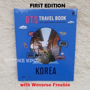 ON HAND BTS Travel Book Korea Official FIRST EDITION w/ Useful Korean Expressions and Travel Tips plus Weverse gift POB Sealed Kpop Freebie Official First Press BTS Army