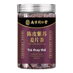 Trà Ăn Vặt Từ Vỏ Quả Dried Citrus Gừng Tím và Đường Đỏ