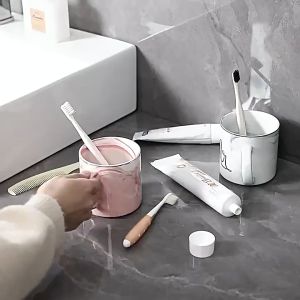 🔥 LY Toothbrush Holder + Cup 🔥 Drainer design Share