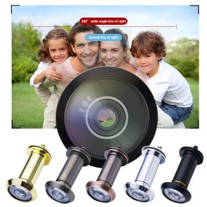 YUNAFIN Nhà Góc rộng 200 độ Cat Eye An ninh Cửa Mắt Door Viewer Lổ Nhìn Trộm
