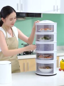 ชั้นเก็บอาหาร SUNOOM สำหรับการเก็บอุณหภูมิ และสไลด์เปิด-ปิด สร้างด้วยป้องกันเชื้อโรค กันแมลง และกันฝุ่น รุ่น 3/4/5 คุณสามารถถอดล้างได้