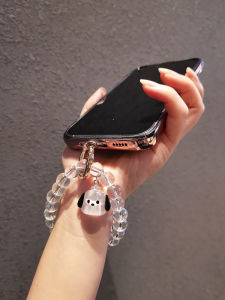 สร้อยคอโทรศัพท์มือถือ สร้อยข้อมือ สร้อยคอรูปหมี ลูกปัดสีสันสดใส ลูกปัดกลมใส ลูกปัดแฮนด์เมด ลูกปัดยางยืด รูปหมี ลูกปัดกลม