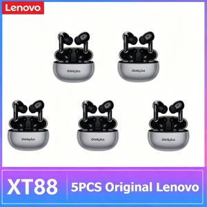 Lenovo | New Lenovo Thinkplus XT88 in Ear Bluetooth Earphones with Dual Microphones Stereo Noise Reduction Bass HIFI Touch Earphones