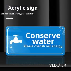 YINMO | Air Conditioner Temperature Reminder Acrylic Sign